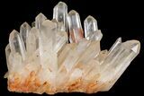 Tangerine Quartz Crystal Cluster - Madagascar #156957-1